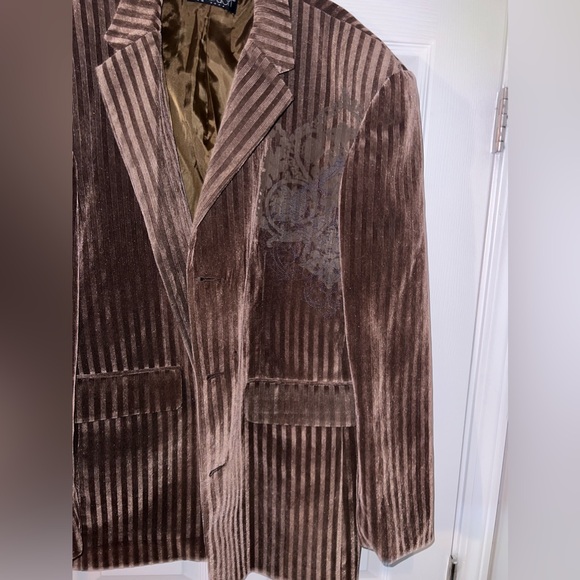 MetaFuori New York Embroidered Cordaroy Blazer Sportcoat Jacket size 2XL - Picture 3 of 16